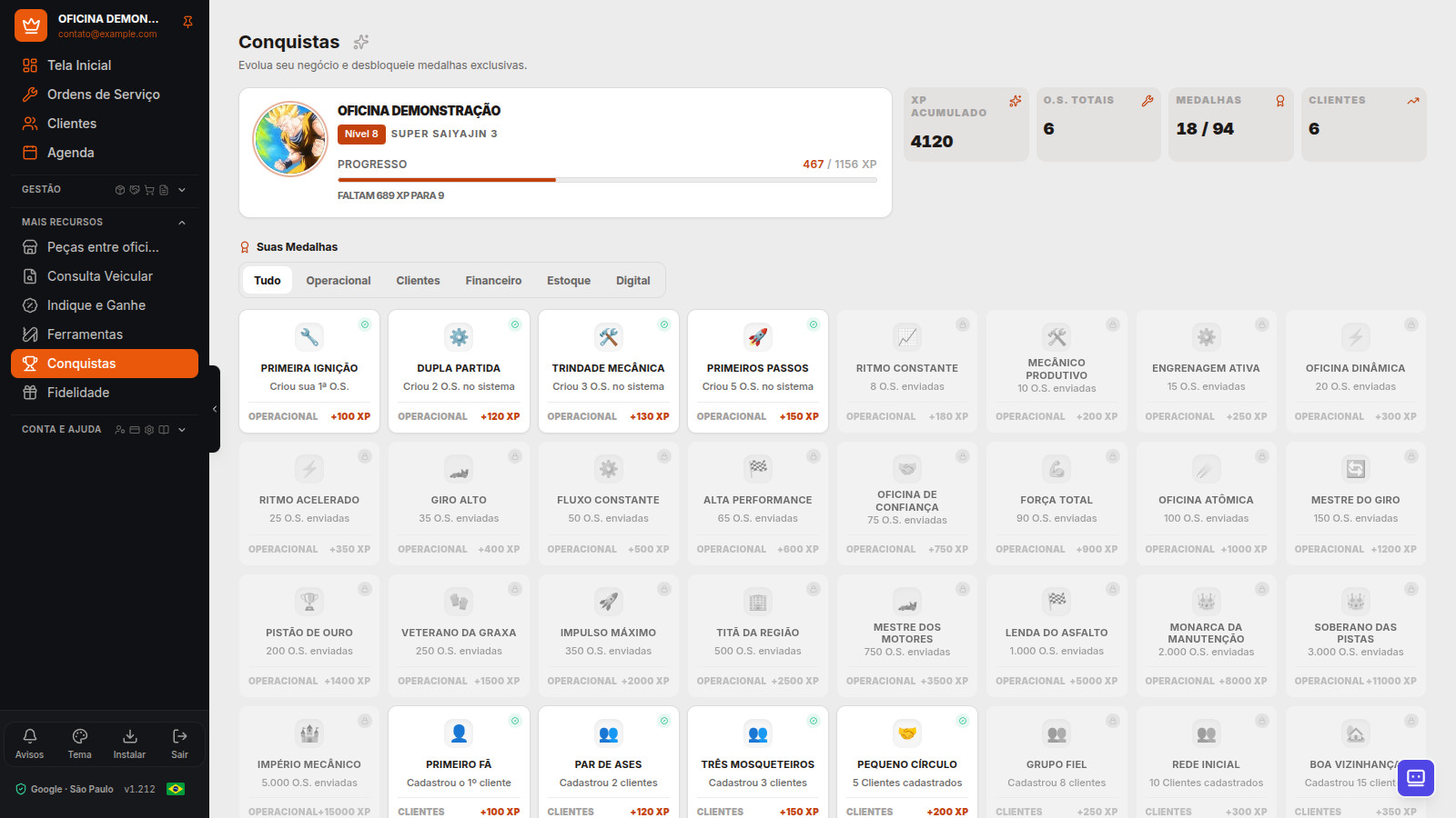 Achievements and Gamification