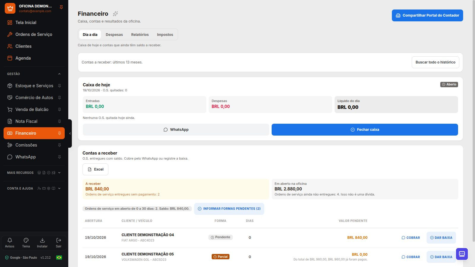 Financial Dashboard